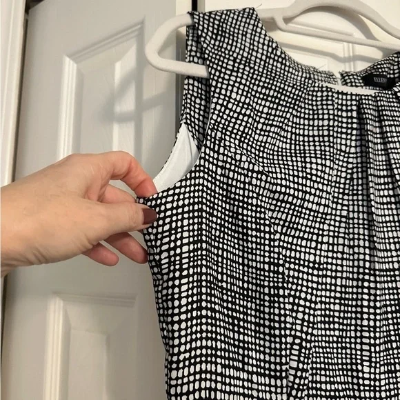 Ellen Tracy Black & White City Dress - Picture 5 of 16